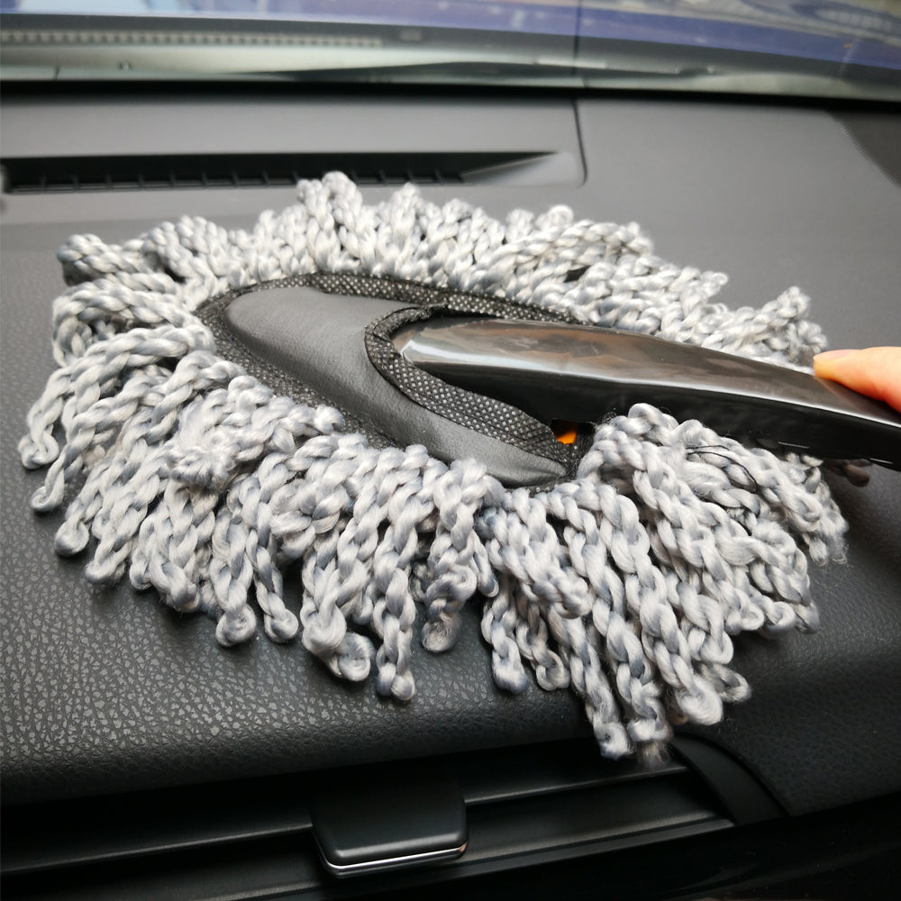 IPELY Super Soft Microfiber Car Dash Duster Brush for Car Cleaning Home Kitchen Computer Cleaning Brush Dusting Tool
