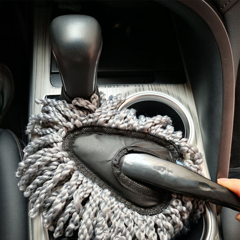 IPELY Super Soft Microfiber Car Dash Duster Brush for Car Cleaning Home Kitchen Computer Cleaning Brush Dusting Tool