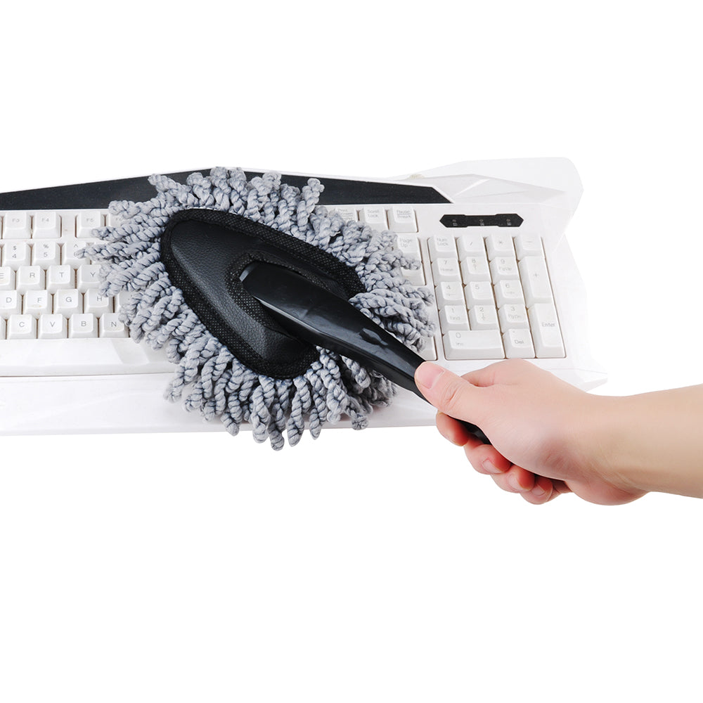 IPELY Super Soft Microfiber Car Dash Duster Brush for Car Cleaning Home Kitchen Computer Cleaning Brush Dusting Tool