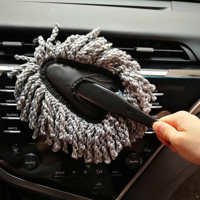 IPELY 2 Pack Super Soft Microfiber Car Dash Duster Brush for Car Cleaning Home Kitchen Computer Cleaning Brush Dusting Tool