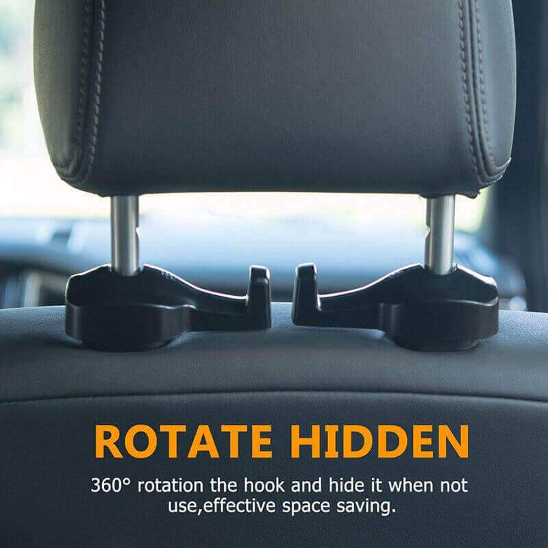 Buy Inditradition Universal Car Back Seat Headrest Hook  Hanging Holder  for Purse, Bags, Polybags, Handbags, Groceries (Pack of 2) (Black) Online  at Best Prices in India - JioMart.